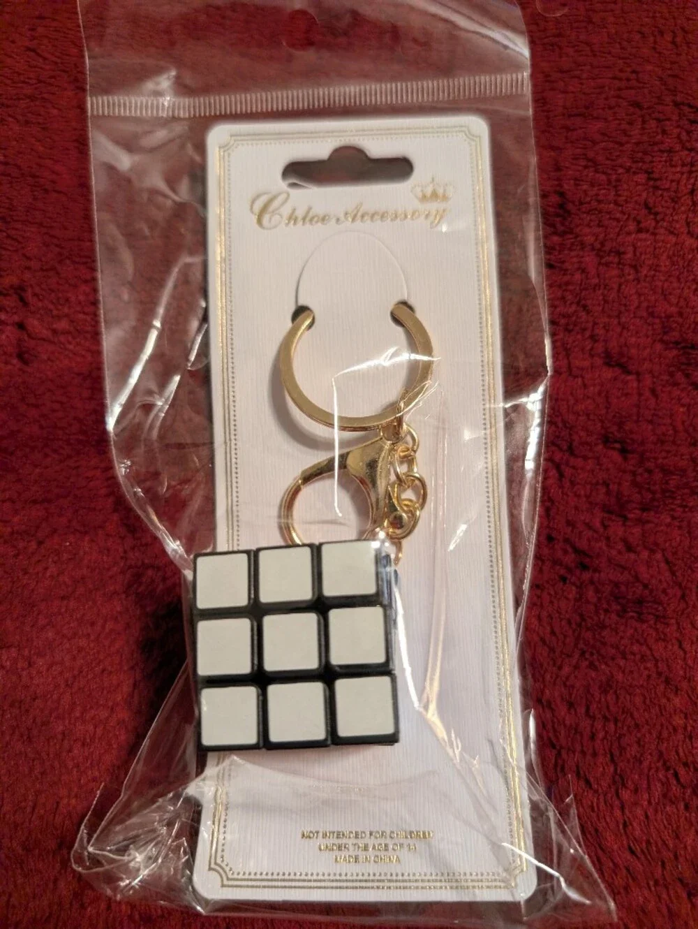 New Rubik's Cube Bag Charm/Keychain